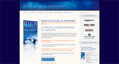 Desktop Screenshot of highaltitudeleadership.com