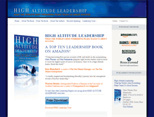 Tablet Screenshot of highaltitudeleadership.com